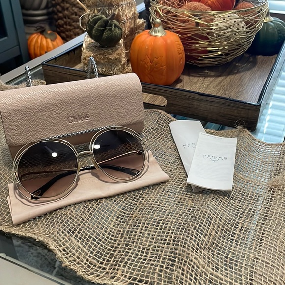 Chloé gold sunglasses - Picture 4 of 4